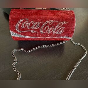 Coca-Cola Novelty Clutch with Crossbody Chain